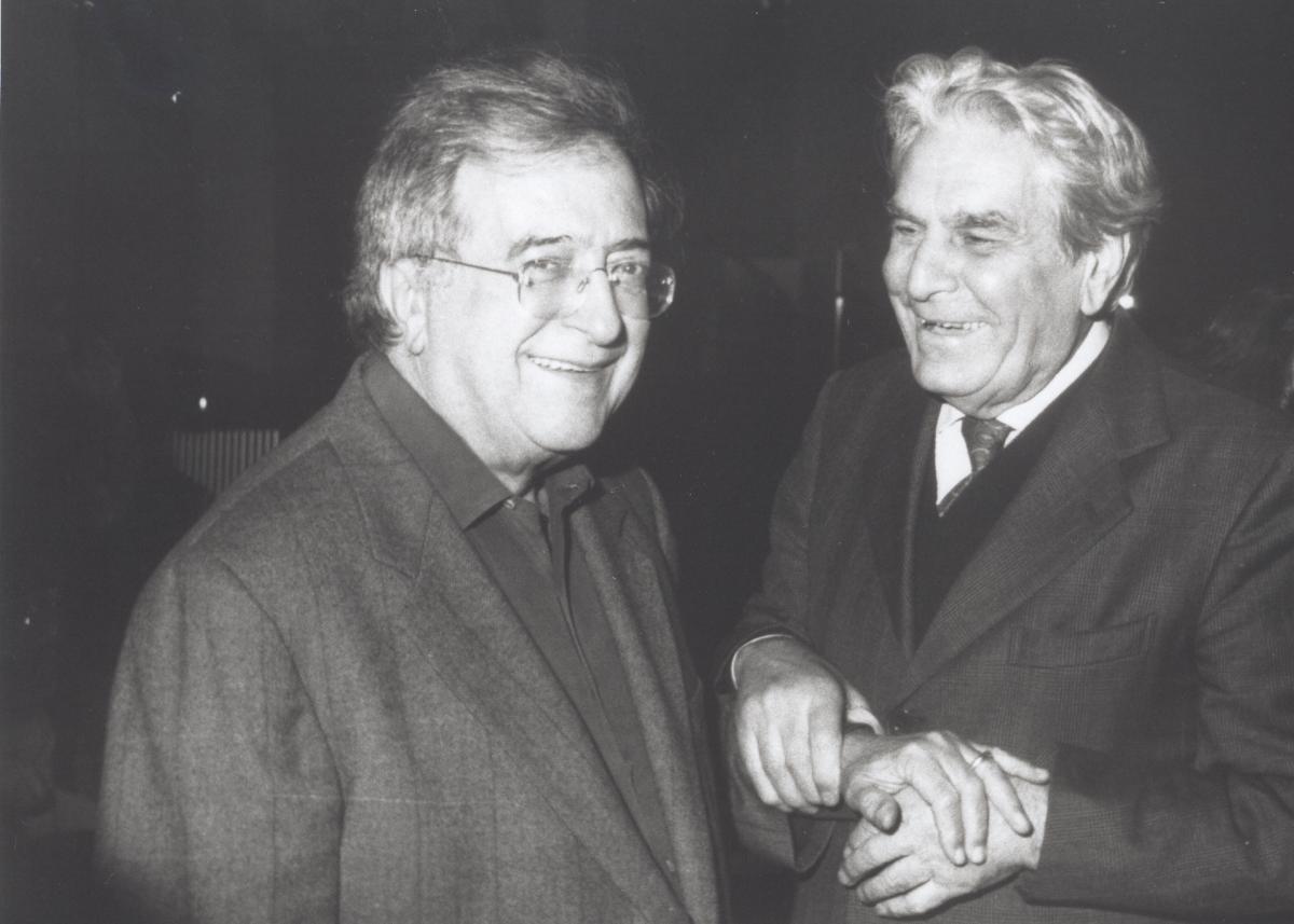 Piero Farulli e Luciano Berio 