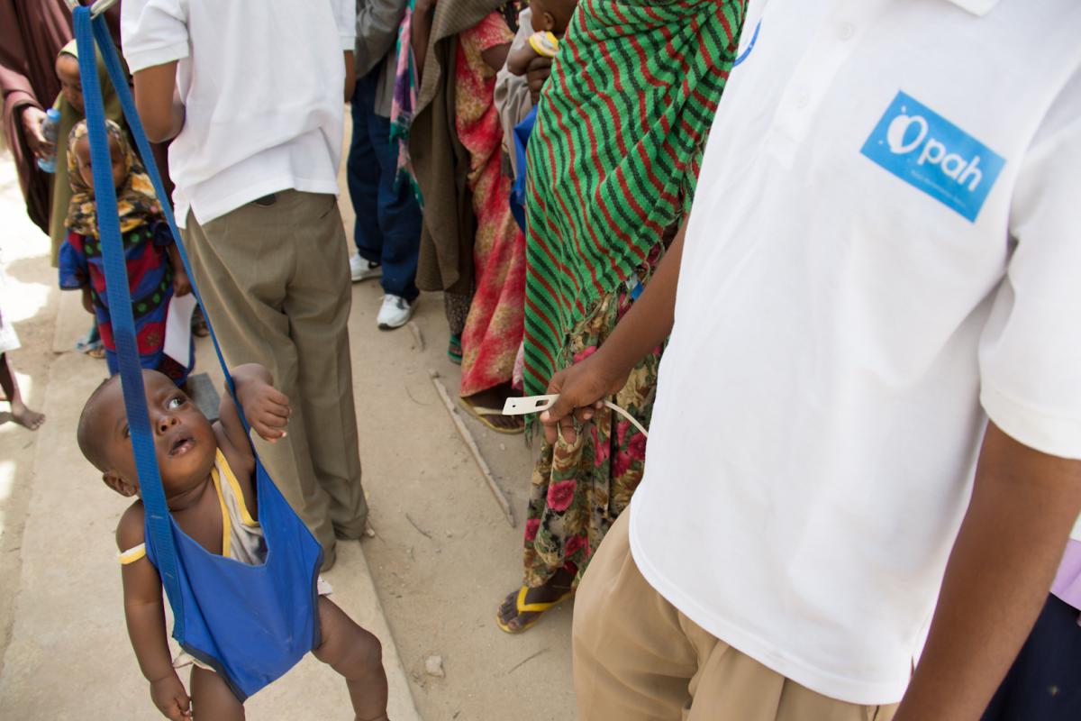doctor screening a child