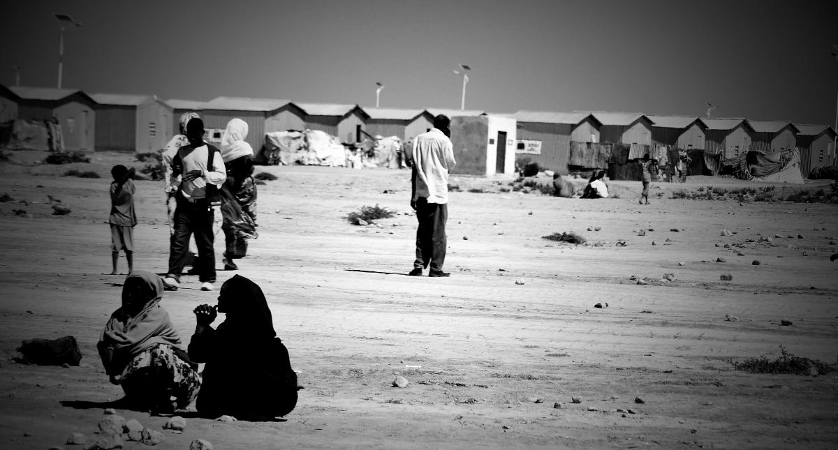 IDP camp in Jowle, photo. PAH