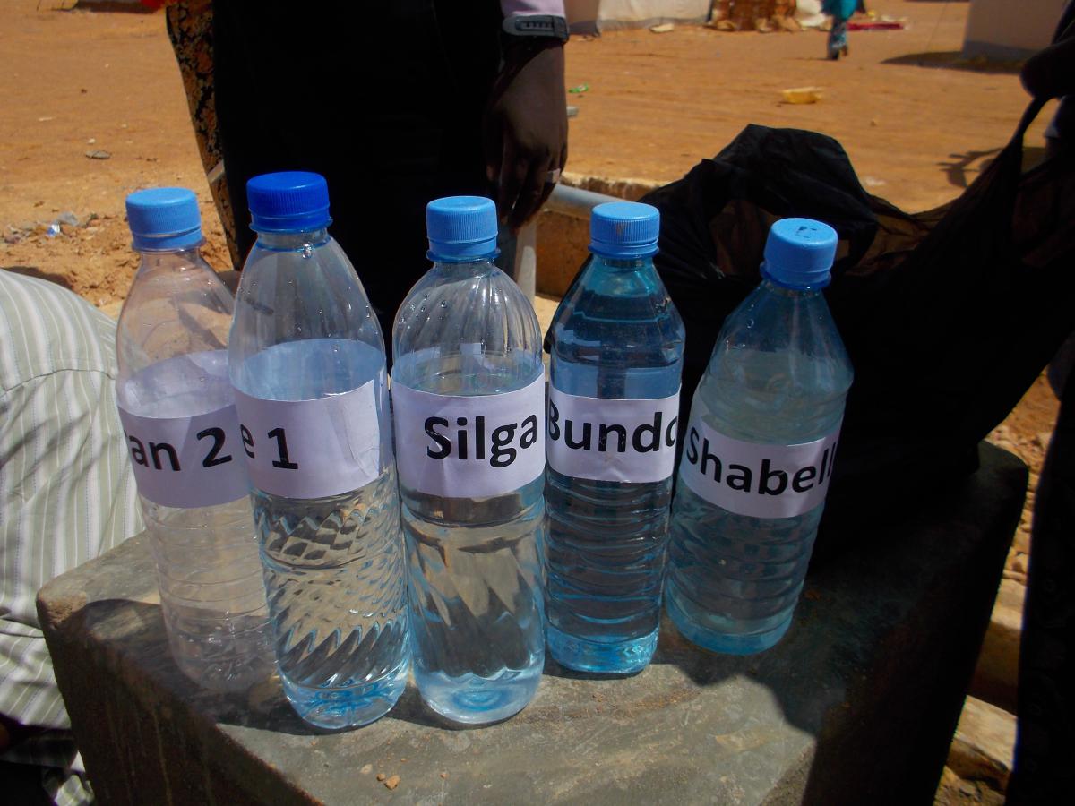 we also check the quality of water in Jowle camp settlements, fot. PAH