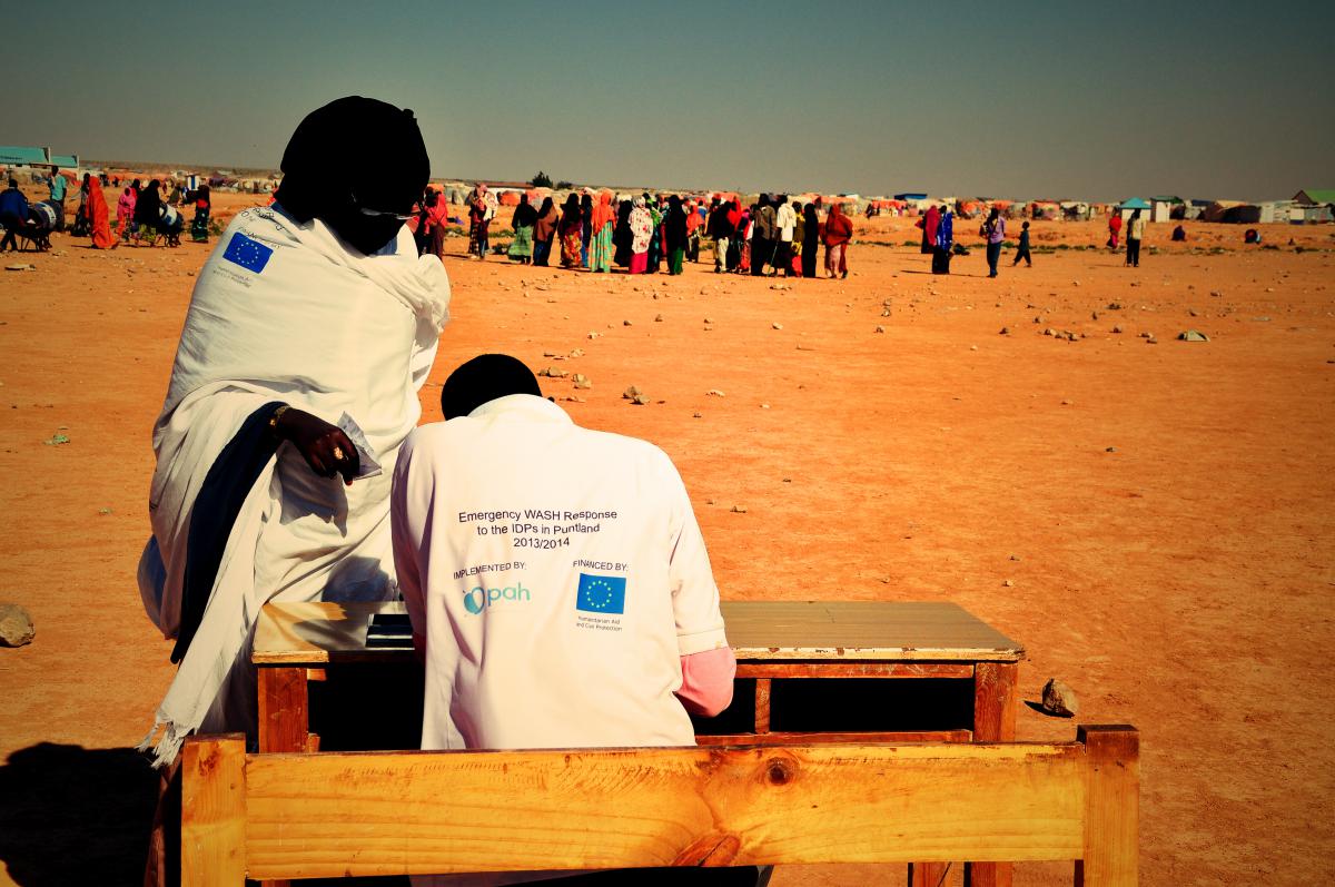 all our distributions are carried out with assistance of members of WASH Comittees estabilished in Jowle for better coordination of our project, fot. PAH