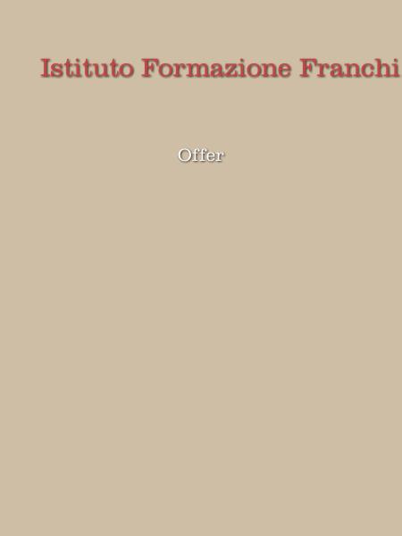 Istituto Formazione Franchi 