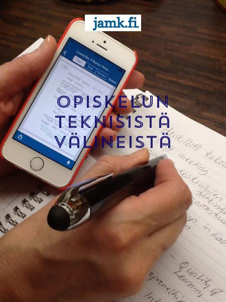 opiskelun teknisistä välineistä