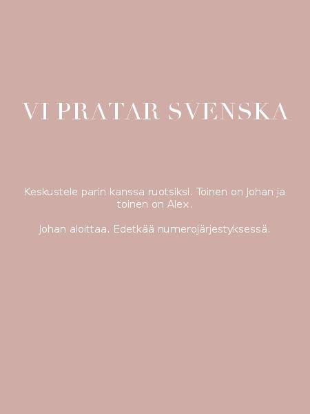 Vi pratar svenska