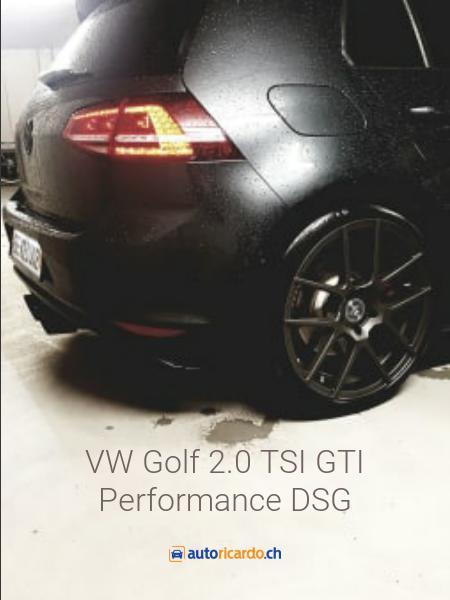 VW Golf 2.0 TSI GTI Performance DSG