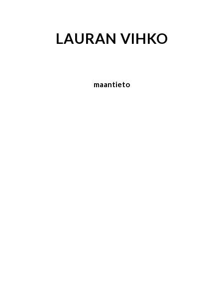 Lauran vihko