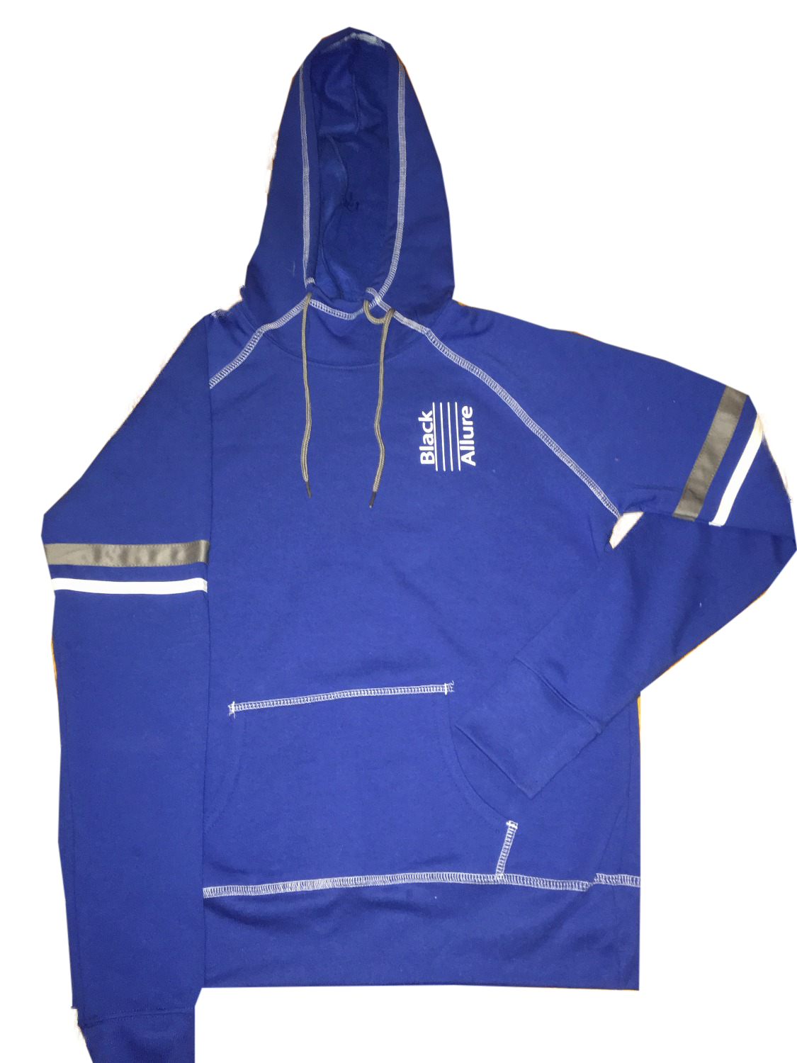 Royal Blue Contrast Hoodie
