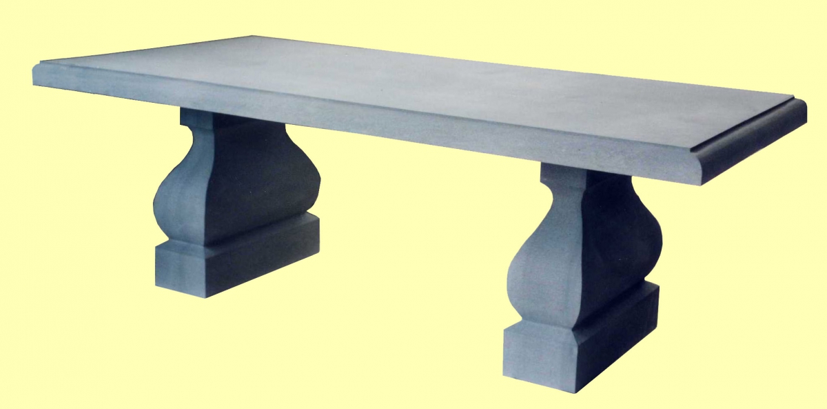 Rettangular Table of Pietra Macigno of Greve