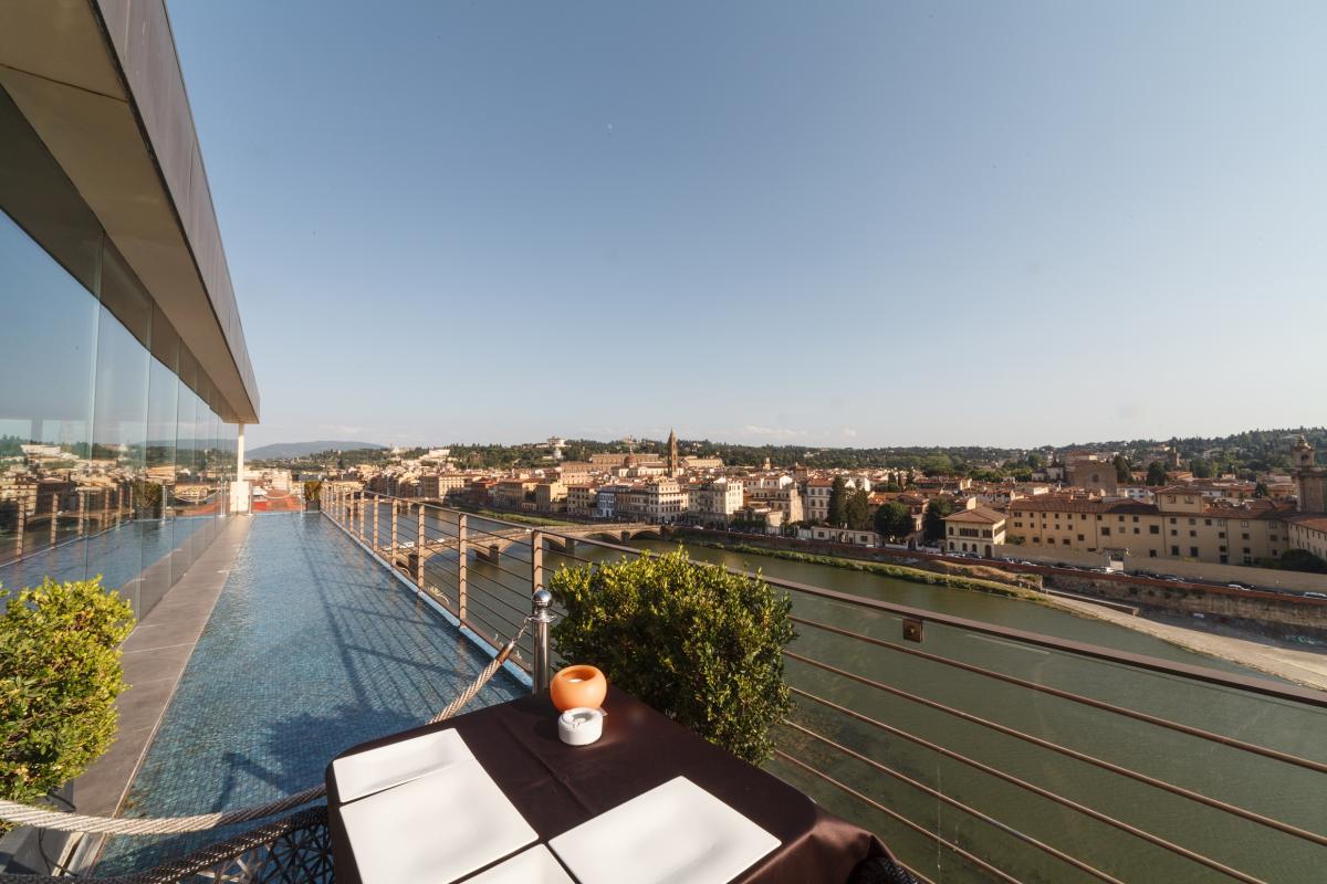 Vue des berges de l'Arno